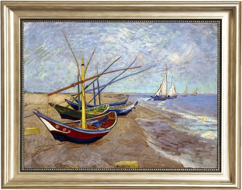 Vista 39 de ELITEAART- La noche estrellada por Vincent Van Gogh, pintura al óleo, reproducción de pintura al óleo, impresión en lienzo giclée, tamaño marcado