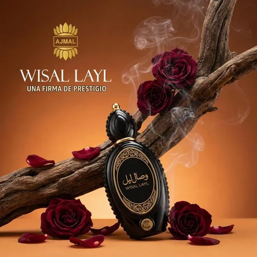 Vista 9 de Ajmal Wisal Layl Eau de Parfum para Hombre, 1.7 oz – Aroma oriental picante