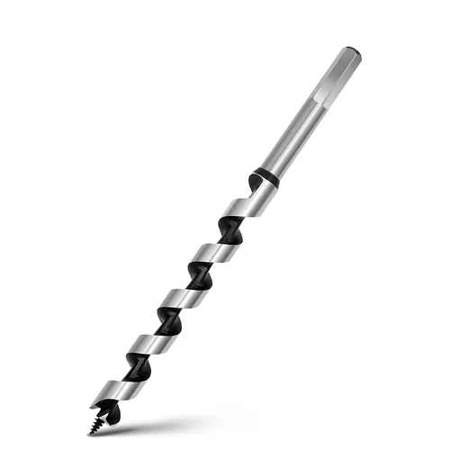 Vista 37 de Broca helicoidal de 0.94 x 11.8 pulgadas para madera, broca helicoidal con vástago hexagonal para madera blanda, madera dura, plástico