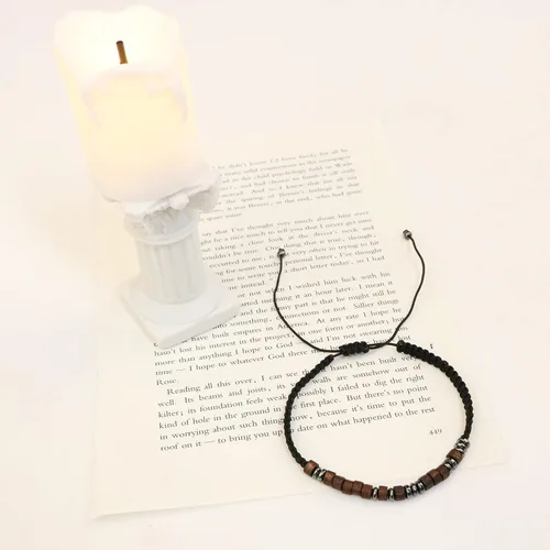 Vista 4 de JoycuFF Pulsera con código morse para mujer, regalos inspiradores para mejores amigas, joyería única para mamá, papá, hija, hijo, hermana, tía