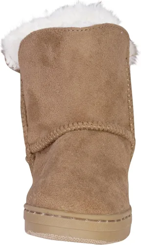 Vista 3 de bebe Botas de invierno para niñas, botas de piel sintética (bebéniño pequeñoniño grande), Negro