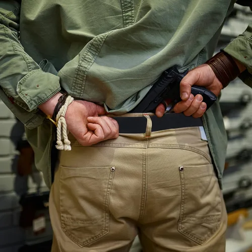 Vista 6 de TXIN Cinturón táctico, cinturón militar de nailon para hombre con hebilla ajustable de liberación rápida, color negro