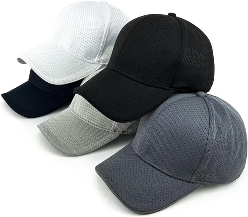 Vista 6 de Loneshark Gorra de béisbol transpirable de verano para hombre, de secado rápido, absorbe la humedad, para deportes al aire libre, ajuste seco