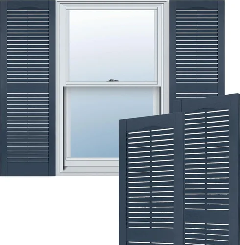Vista 8 de Persianas estándar exteriores de vinilo para ventanas Borgoña