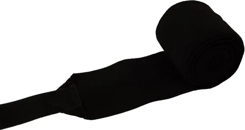 Vista 5 de Huntley Equestrian Envolturas de polo para caballos: vendaje protector de soporte de pierna para entrenamiento, ejercicio, participación - 4 Negro