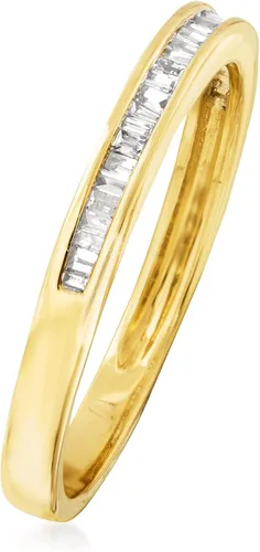 Vista 3 de Ross-Simons 0.15 ct. t.w. Baguette Diamond Ring in 14kt Yellow Gold