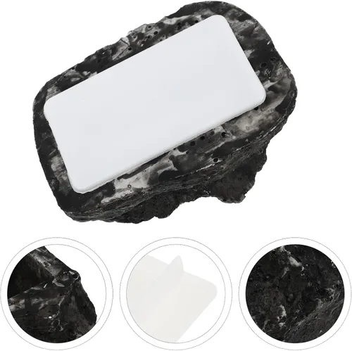 Vista 7 de Vaguelly Caja oculta de llaves de piedra falsa para exteriores, resina para ocultar una llave, almacenamiento seguro para casa, jardín, decorativo