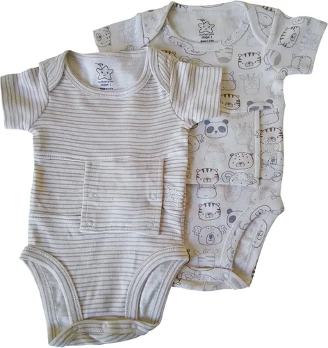 Vista 37 de Camiseta interior de tubo de alimentación para bebés, niños pequeños y niños