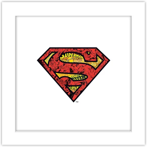 Vista 11 de Trends International Gallery Pops DC Comics Superman - Póster de pared con logotipo de mosaico de cómic S-Shield, 12 x 12 pulgadas, versión Versión