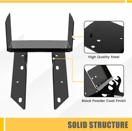 Vista 5 de KUAFU Soporte de montaje para radio de carenado delantero compatible con Harley Touring Road Glide FLTR 1998-2013 Reemplazo para 7708-98, 77078-98