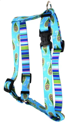 Vista 16 de Yellow Dog Design Collar de perro con rayas navideñas, tamaño grande, 1 pulgada de ancho