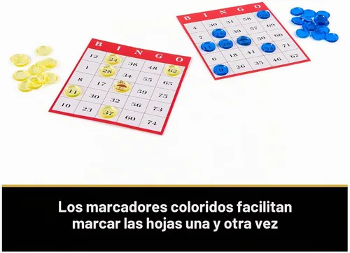 Vista 4 de Spin Master Games Cardinal Classics Deluxe - Juego de bingo de metal