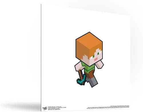 Vista 3 de Trends International Gallery Pops Minecraft - Paquete de arte de pared isométrico de Mobs de jugador (paquete de 6), arte de pared Gallery Pops