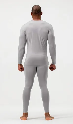 Vista 3 de DEVOPS Conjunto de ropa interior térmica para hombre con forro polar
