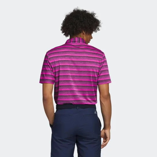 Vista 3 de adidas Mens Two Color Stripe Polo Shirt Men's Polo Shirt