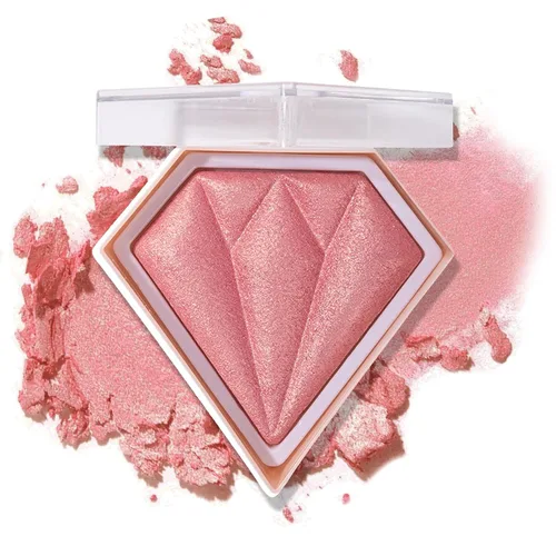 Vista 10 de Paleta de maquillaje con resaltador facial blanco, polvo de contorno brillante, impermeable, de larga duración, ilumina la tez facial, iluminador