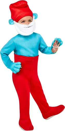 Vista 4 de Rubie's Child's The Smurfs Papa Smurf Costume Jumpsuit