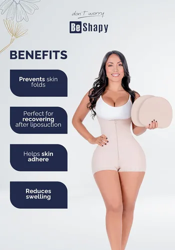 Vista 6 de BE SHAPY Fajas Reductoras y Moldeadora Fajas moldeadoras para control de abdomen + 2 tablas de abdominales