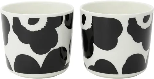 Vista 11 de MARIMEKKO Oiva Unikko Taza – Refina la decoración de tu cocina con nuestro icónico gres floral – Elegantes tazas de café de porcelana para elevar tu
