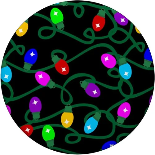 Vista 3 de Mi color favorito es la luz de Navidad - Luces de árbol de Navidad PopSockets intercambiables PopGrip