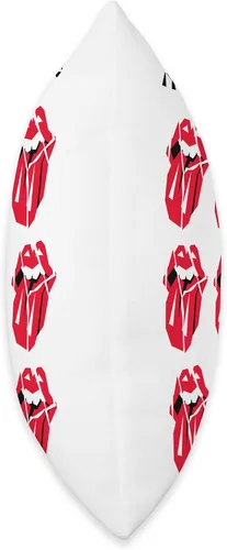 Vista 2 de The Rolling Stones - Almohada oficial HD con múltiples lenguas, 16 x 16 pulgadas, multicolor