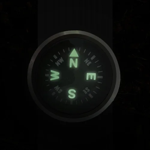 Vista 2 de Sun Company WristLock - Brújula de muñeca de aluminio para reloj o pulsera de paracaídas Clip en diseño de bloqueo Accesorio para camping