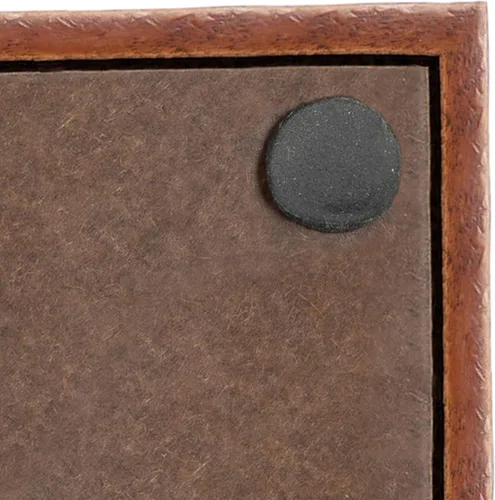 Vista 4 de Kate and Laurel - Bandeja decorativa de madera con asas de metal
