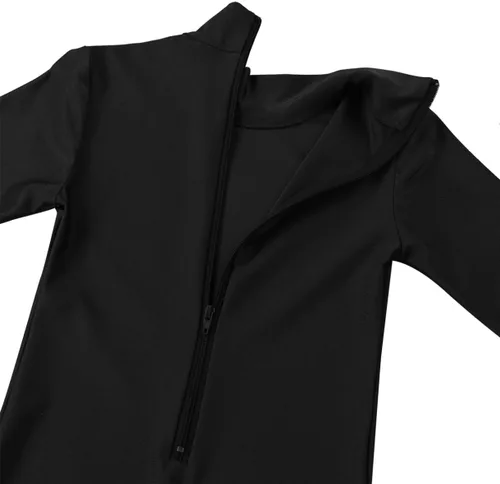 Vista 5 de FEESHOW Body de longitud completa para niños y niñas, de elastano, zentai, leotardo de gimnasia