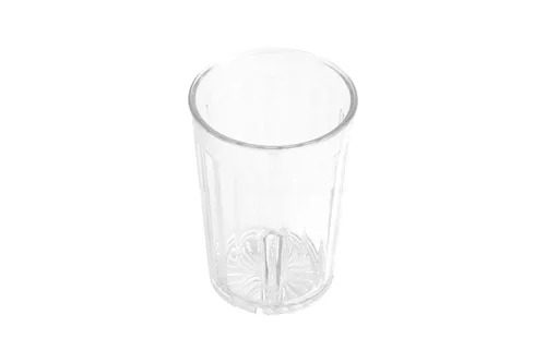 Vista 5 de G.E.T. 8809-1-CL-EC - Vasos facetados de plástico irrompibles resistentes a prueba de golpes, 9 onzas, transparente (juego de 4)