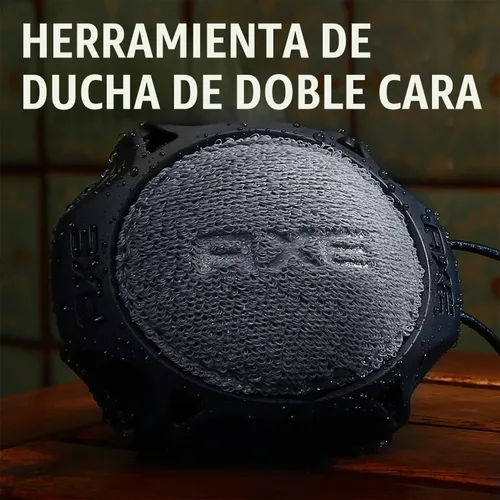Vista 6 de Esponja AXE de ducha de doble cara, el color puede variar, 1 unidad.