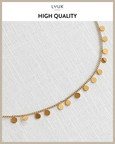 Vista 4 de LUUK LIFESTYLE Pulsera de acero inoxidable con colgante y tarjeta de felicidad, filigrana y joyería minimalista para mujer, idea de regalo única