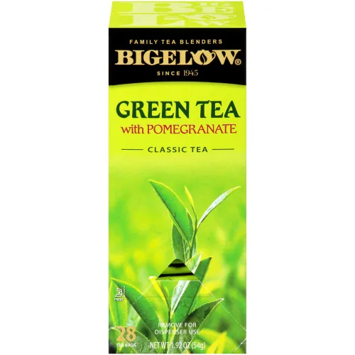 Vista 27 de Bigelow Té verde con melocotón, cajas de 20 unidades (paquete de 6) Té con cafeína con té verde y menta, 120 bolsas de té en total