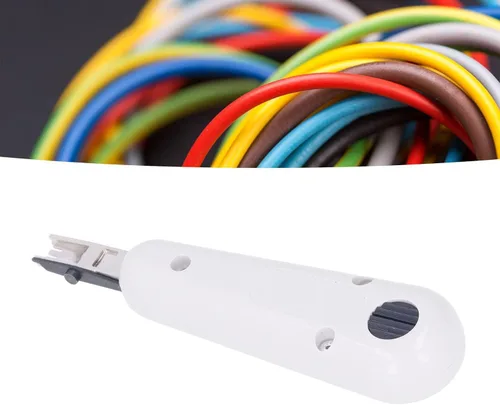 Vista 9 de Perforar hacia abajo herramientas de inserción de terminales de impacto de alambre IBDN material ABS para conectar cables