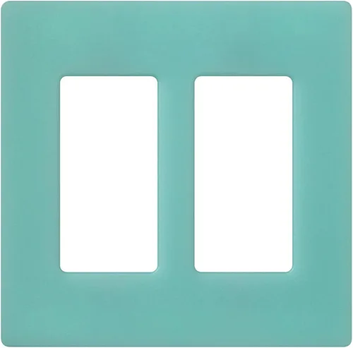 Vista 16 de Lutron Claro - Placa de cubierta para interruptor de luz, placa de pared de 2 posiciones, para interruptores de luz decorativos, cubierta