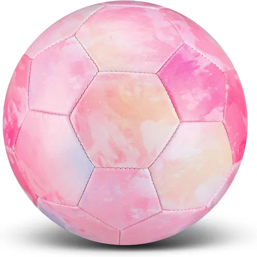 Vista 8 de HyDren Balón de fútbol para niños, tamaño 3 con inflador, diseño oficial de dibujos animados, duradero, para deportes al aire libre, interior, juego