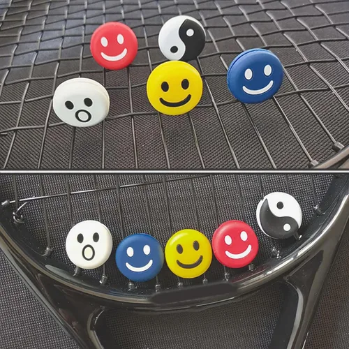 Vista 2 de FKYzixeh Tennis Racket Dampeners, Tennis Racket Shock Absorber, Cute Pattern Tennis Accessories