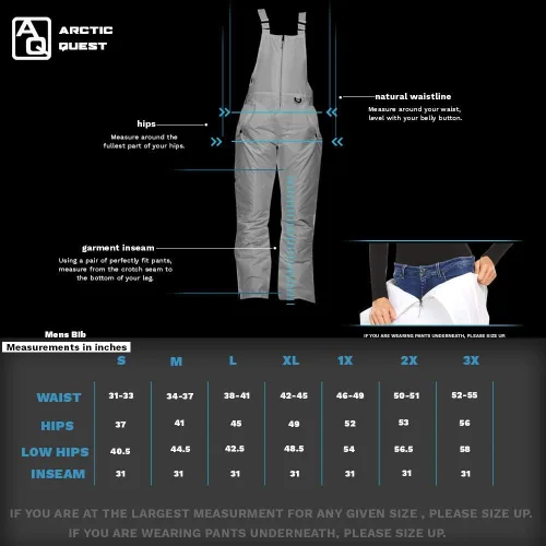 Vista 5 de Arctic Quest Pantalones de esquí con aislamiento resistente al agua para hombre
