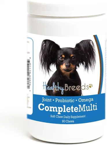 Vista 64 de Healthy Breeds Affenpinscher todo en uno multivitamínico suave masticable 60