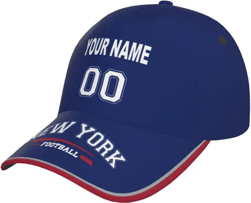 Vista 37 de Cap Custom Football Hats with Any Name and Number Personalized Gifts for Men Women Football Sports Fans
