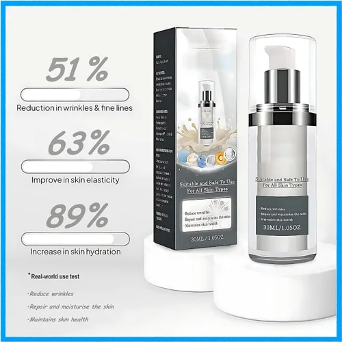 Vista 4 de Hidratante facial. Suero facial de solución de stock. Suero de envejecimiento para la cara 【Paquete de prueba 1 botella】lt solo puede aligerar