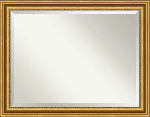 Vista 41 de Amanti Art Espejo de pared, espejo de marco negro para decoración de pared o para usar como espejo de baño para sobre el fregadero