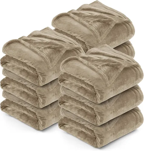 Vista 111 de Utopia Bedding - Manta de vellón de lujo, mullida, antiestática; manta de suave microfibra de 8.8 oz/yd² (300 g/m²) para sofá y cama; tamaño Gris
