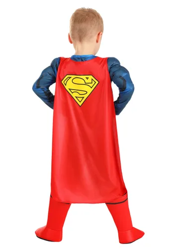 Vista 8 de Disfraz Deluxe de Superman para Niños Pequeños Multicolor