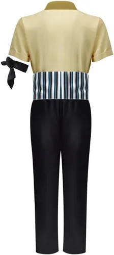 Vista 4 de Disfraz de cosplay de Roronoa Zoro para cosplay, uniforme de cosplay de Roronoa Zoro, conjunto completo de chaqueta para Halloween