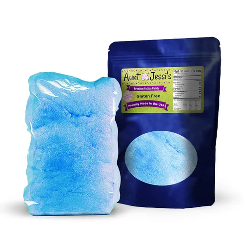 Vista 4 de Unicorn Sharts Cotton Candy - Novedad Dabbing Unicorn Candy para adolescentes - Algodón de azúcar sin gluten, azul
