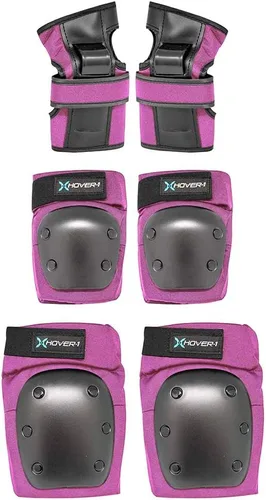 Vista 7 de Hover-1 Protective Elbow Pads, Knee Pads, Wrist Guards, Padded Shorts, Tank Top, T-Shirt - Hard PP Shells for Impact Resistance & EVA Foam