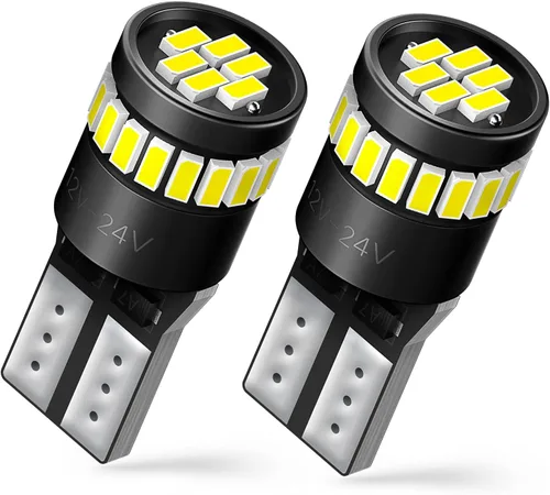 Vista 14 de AUXITO 194 Bombilla LED Ámbar Amarillo 168 2825 W5W T10 Cuña 24-SMD 3014 Chipsets Bombillas de Repuesto para Luces de Cúpula, Mapa, Placa