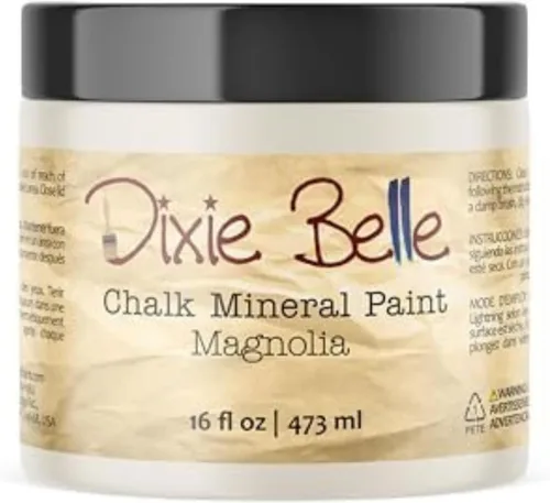 Vista 298 de Pintura para muebles con acabado de tiza Dixie Belle Paint Company - Amatista (4oz) - Pintura mineral de tiza chic púrpura profundo mate