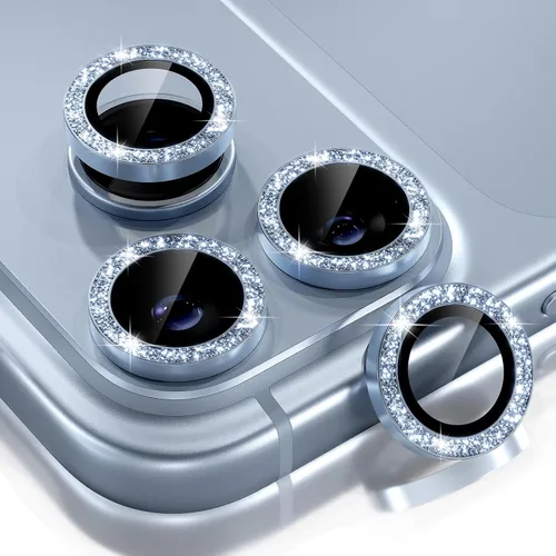 Vista 78 de Choiche Compatible para iPhone 16 Pro/iPhone 16 Pro Max Protector de Lente de Cámara, Vidrio Templado 9H Protector de Pantalla de Cubierta de Cámara