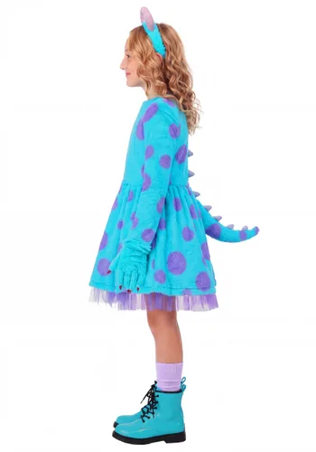 Vista 3 de Disfraz de Vestido Sulley de Monsters Inc. Disney Pixar para Niña Multicolor